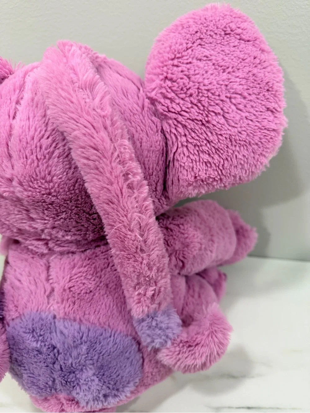 Disney Store Lilo & Stitch Angel Pink Purple Plush Stuffed Animal Toy Approx 14”